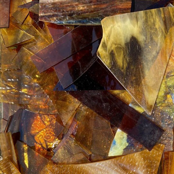 Amber glass examples